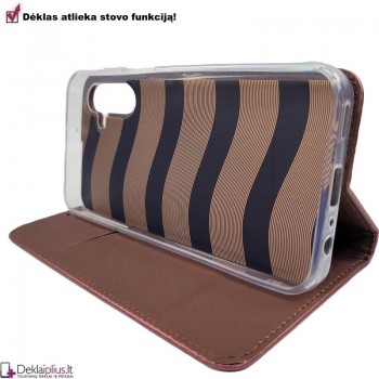 Telone dirbtinos odos dėklas - bordo (Samsung A15/A15 5G)